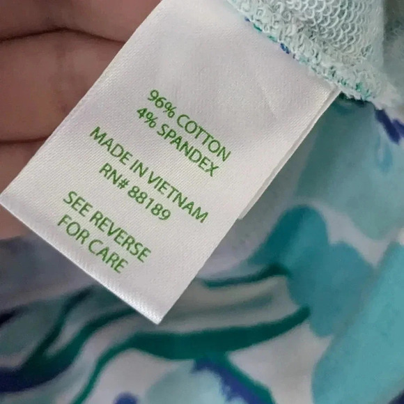 Lilly Pulitzer Reagan Zip Up in Pool Blue Stay Cool - Picture 7 of 8